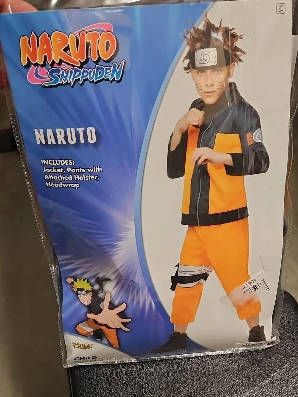 Naruto Kids Orange & Black Costume Jacket and Pants